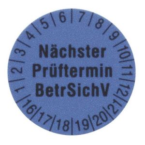 1238B 1238B Prüfetiketten Ø 15 mm (250 St.) -