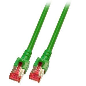 K5514.0,25, RJ45 Patchkabel S/FTP, Cat.6, LSZH,0.25m, grün