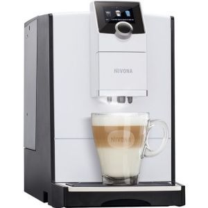 NICR 796, Espresso-/Kaffee-Vollautomat CafeRomatica, White Line / Chrom