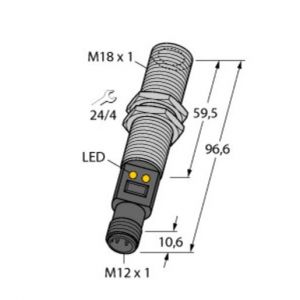 M18TUP14Q Temperatursensor, Infrarotsensor