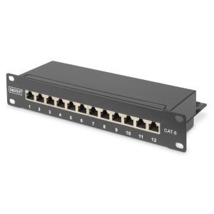 DN-91612S DIGITUS CAT 6, Klasse E Patch Panel, ges