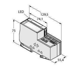 TI-BL20-E-EN-S-2 Set für einfache I/O-Kommunikation über