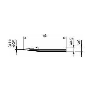 0162BD/SB, Lötspitze 162BD, 1,1 mm