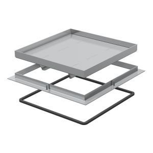 RK SL2 V2 25, Schwerlast-Rahmenkassette blind 282x282x25, A2, 1.4301