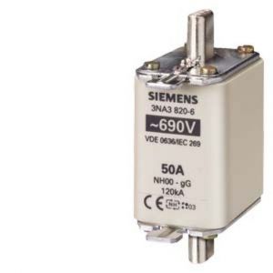 3NA3817-6, NH-Sicherungseinsatz, NH00, In: 40 A, gG, Un AC: 690 V, Un DC: 250 V