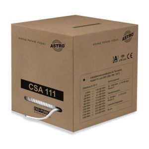 CSA 111 / 250 Koaxialkabel, 3-fach geschirmt (2x AL-Fo