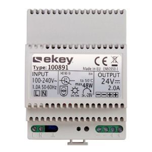 ekey NT REG 230 VAC/24 VDC/2 A ekey Netzteil REG 230 VAC/24 VDC/2 A