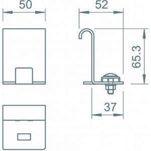 LAS 60 FS Anschlussstück für Kabelleiter H60mm, St