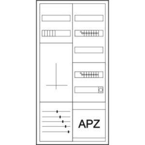 ZSD-ZV-1100/APZ/B Zähler-Komplettschrank für 3-Punktbefest