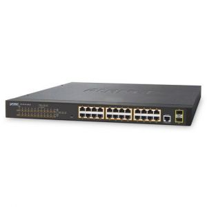 GS-4210-24P2S 802.3at PoE Managed Switch 24-Port 10/10