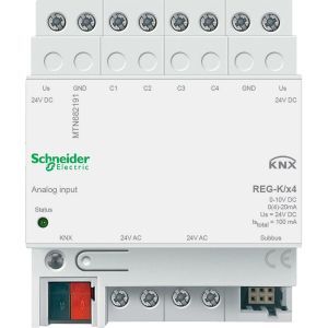 MTN682191 Analogeingang REG-K/4fach, lichtgrau