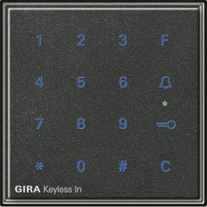 260567, Gira Keyless In Codetastatur Gira TX_44 (WG UP) Anthrazit