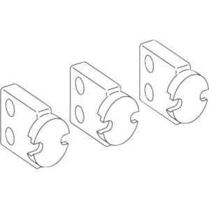 33732, Anschlussraumabdeckung, hohe Variante, Abgang unten für 33700, 33715, 33720, 33770, 33771, 33772 und QUADRON®185Power Speed Gr. 00 Größe 00