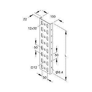 U 100/3000 F U-Profil, 100x22x3000 mm, Stahl, feuerve