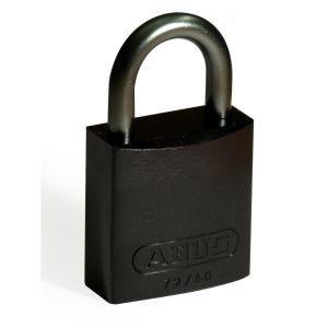 Full Alu Padlocks 25mm Sha KD Black/6 Schlösser aus Aluminium mit einem Bügel