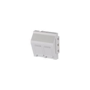 130915J4501KE Keystone Anschlussdose 45x45 mm 2 Port u