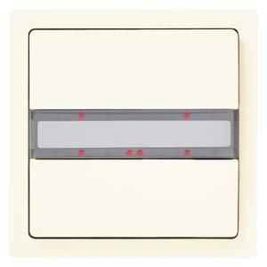 UP 285/13 Taster 1-fach mit Status-LED, titanweiß,