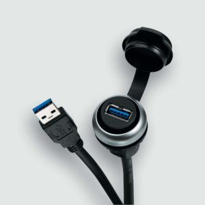 USB-3.0 A/A F/M 0,6m PVC, USB-3.0 A/A F/M 0,6m PVC