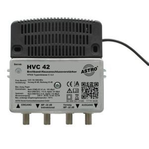 HVC 42 Breitbandverstärker mit 65 MHz Rückweg,