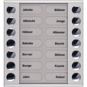 PET14-EN/04 Klingeltastenerweiterung für Audio Außen