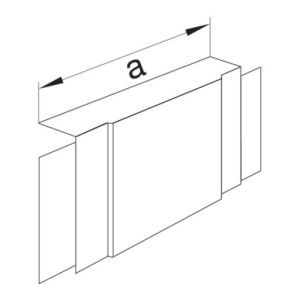 M55467030 T-Stück halogenfrei LF/FB 60x230mm sgrau