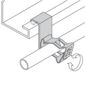 SM125-GM2632 Traegerklammer, fuer vertikale Kante bis