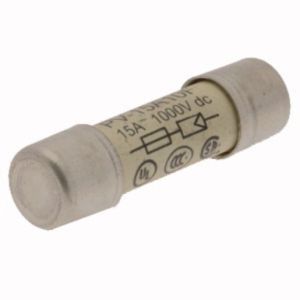 15AMP 1000V DC  SOLAR FERRULE 10 X 38MM Sicherungseinsatz, superflink, 15 A, DC