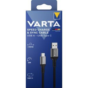 57935, VARTA Speed Charge & Sync Cable USB A to USB Type C