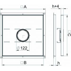 RKF2 SL2 V3 25 Schwerlast-Rahmenkassette für Tubus 383x