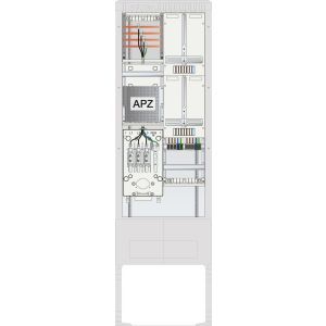 SZ205ZA2402 Zähleranschlusssäule 2 ZP, APZ, 4pol HLA