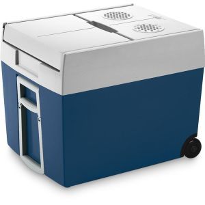 MT48W Blue, Thermoelektrische Kühlbox, 48l,12 V DC, 230 V AC (220 - 240 V) / 50 Hz eingebauter Adapter, Energieklasse A++