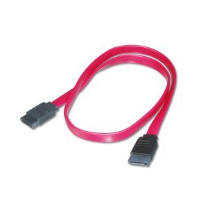 AK-400100-005-R SATA Anschlusskabel, L-Typ Bu/Bu, 0.5m,