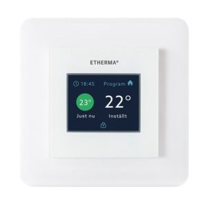 eTOUCH-eco, Schaltereinbauthermostat mit Touchpad & Programm, weiß, 5-35 °C, 16 A