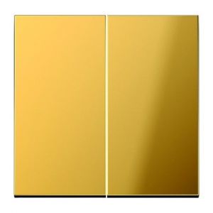 GO 2995 Wippe 2fach, Metall goldfarben PVD-besch