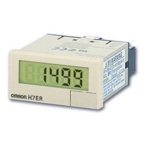 H7ER-N LCD-Drehzahlmesser, 48x24mm, grau, o. Hi
