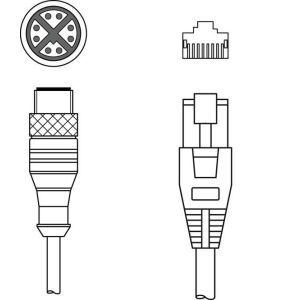 KSS GB-M12-8A-RJ45-A-P7-050, Verbindungsleitung