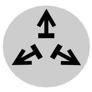 M22-XDL-W-X15 Tastenlinse, flach weiß, Symbol lösen