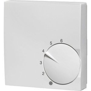 NRTRAPSLIMWS.01, Raumthermostat, AP, Öffner mit Drehknopf, Slim, weiß ähnlich RAL9010