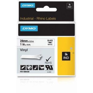 1805430 Rhino Band IND, Vinyl 24mm x 5,5m schwar