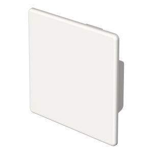 WDK HE60060RW, Endstück 60x60mm, PVC, reinweiß, RAL 9010