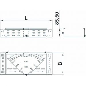 RBMV 850 FS Bogen variabel mit Schnellverbindung 85x