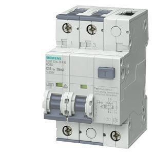 5SU1324-7FA16 FI/LS-Schalter, 10 kA, 2P, Typ A, 30 mA,