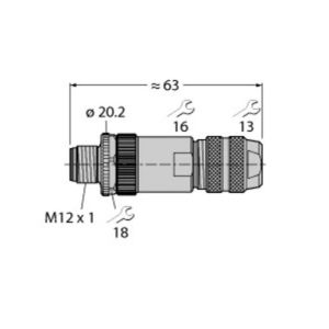 CMBS8181-0 Zubehör für Sensoren und Aktuatoren, Kon