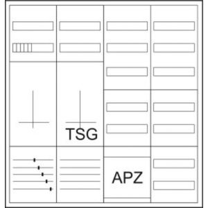 ZSD-ZT2V-1100/APZ Zähler-Komplettschrank für 3-Punktbefest