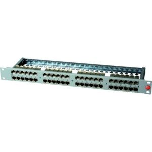 CKRASP611E preLink® RZ-Panel 19" 1HE 48xRJ45 Kat.6A