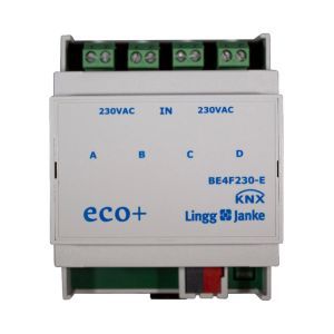 BE4F230-E KNX eco+ Binäreingang 4-fach, Signaleing