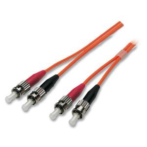 O6013.15, Duplex Jumper ST-ST 50/125µ, OM2, LSZH,orange, 3.0mm, 15m