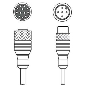 KDS S-M12-CA-M12-5A-P1-004-23X, Verbindungsleitung