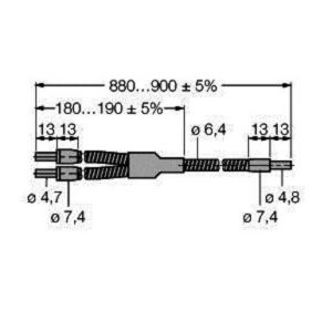 BF23S Glas-Lichtleiter, Gabelleiter