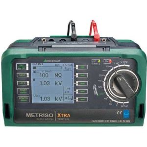 METRISO XTRA, Hochpräzises Isolations-, Niederohm- und Spannungsmessgerät - mit Speicher